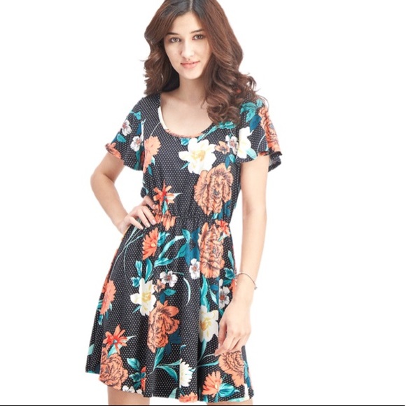 French Grey Women’s Floral Shift Dress - Picture 3 of 8